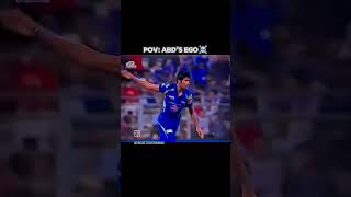Poved :  Abd's Ego | #short |video| cricket video