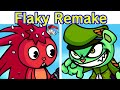 Friday Night Funkin' VS Flaky Remake FULL WEEK + Flippy (FNF Mod/Falling Flakes/Happy Tree Friends)