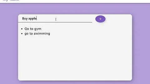 To-do list using React and material UI (desktop version)