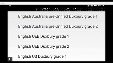 BrailleNote Touch Plus snapshot tutorial: Learning Tables