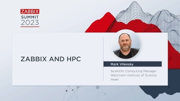 Zabbix and HPC by Mark Vilensky / Zabbix Summit 2023