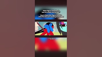 They just be catching butterflies while we be catching strays 🦋#stickman  #edit #anime