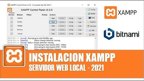Instalación y configuración de XAMP - Servidor web Local