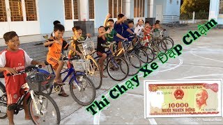 Trẻ Em Ở Quê Thi Chạy Xe Đạp Chậm Thưởng Tiền Cực Vui - Game Kids 2019 - Trò Chơi Trẻ Em - KimTV screenshot 4
