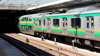 E231系1000番台コツK-12編成大宮駅発車