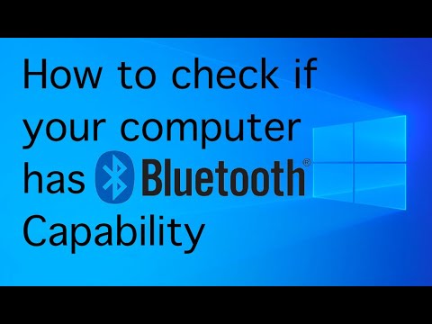 Video: Hur vet jag om min telefon har Bluetooth?