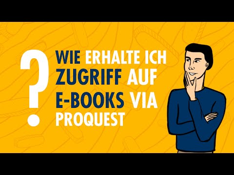 Wie erhalte ich Zugriff auf E-Books via Proquest?