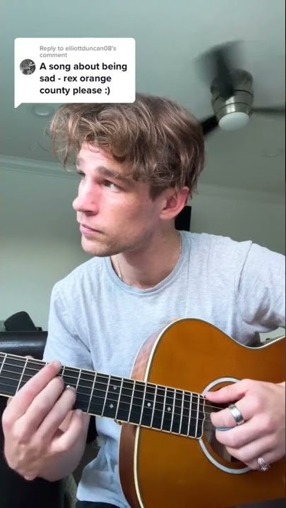 Learning “A Song About Being Sad“ by Rex of Orange County in 60 seconds￼