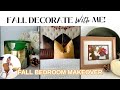 FALL DECORATE WITH ME 2023| COZY BEDROOM FALL DECOR | BUDGET FALL DECOR | DECORATING FOR ALL