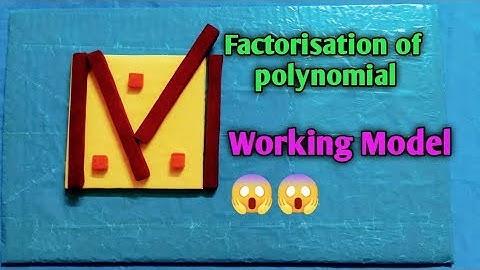 Factorisation of polynomial || working Model ||