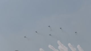 20130914 三沢基地航空祭 ブルーインパルス 午後予行 (3/3) [3D]