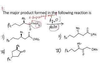 CSIR NET PYQs | Chemical Sciences | GATE CY | Wolff Rearrangement | learnChemistry