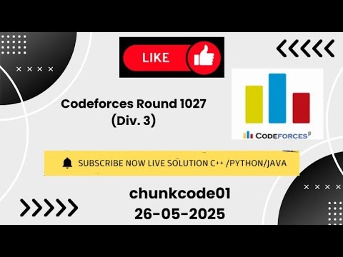 Codeforces Round 1027
