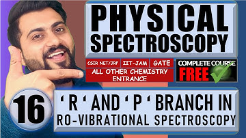 Molecular spectroscopy| Lec-16 | 
