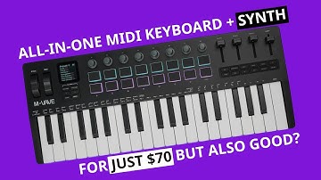 M-VAVE SMK-37 Pro Review & Walkthrough - All-In-One MIDI Keyboard With Polysynth For $70