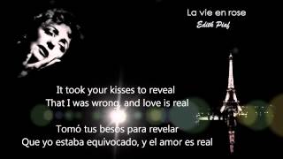 Edith Piaf - La vie en rose  (english version) subtitulos español-ingles chords