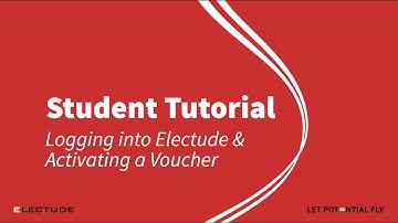 Electude - Student Tutorial: Logging into Electude and Activating a Voucher