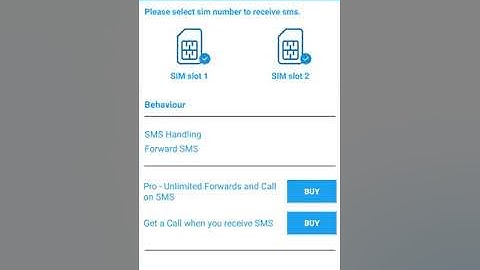 SMS Forwarder:  How to use?