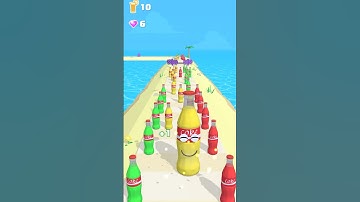 Juice Run ⚡️🪭🧃 👾 Satisfying And Relaxing ASMR Sound Gameplay. #stmkgaming #shorts #gaming .