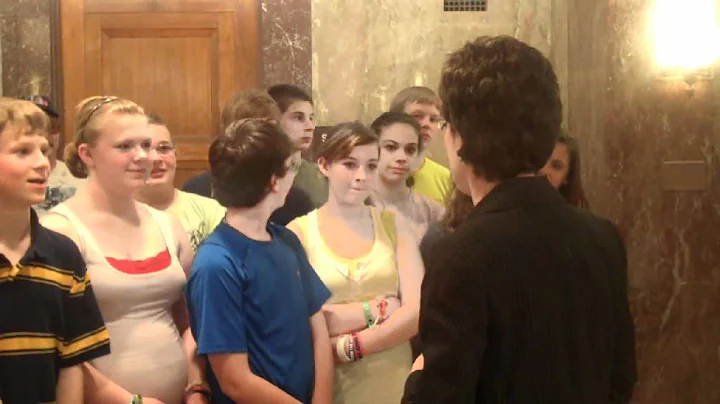 Senator Collins Meets with 8th Graders from Palerm...