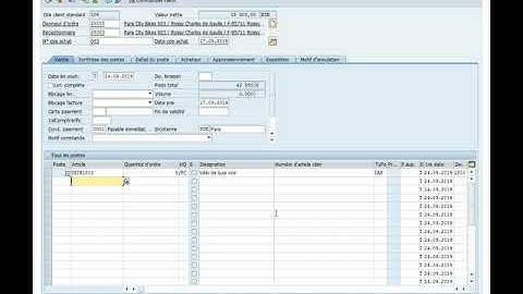 annuler une commande client; VA02