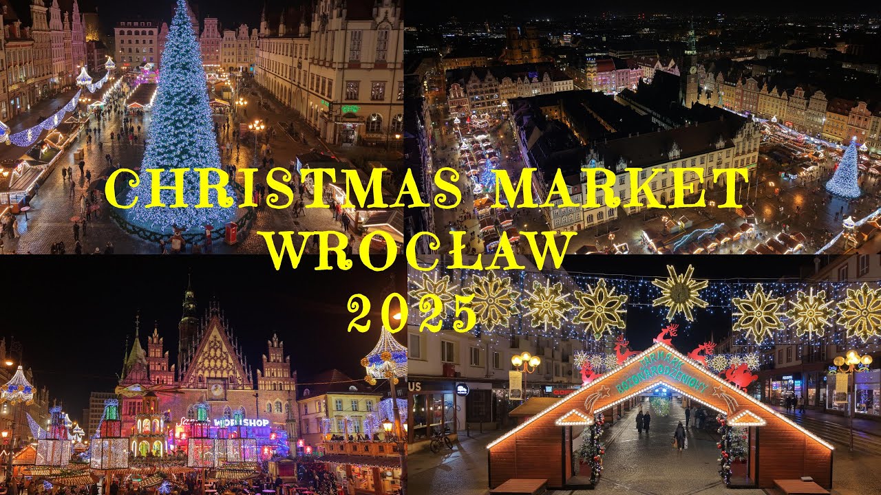 🇵🇱🎄✨ WROCŁAW ❄️2025❄️CHRISTMAS MARKET JARMARK BOŻONARODZENIOWY, KTÓRY ZACHWYCA CAŁY ŚWIAT WROCLAW 4K