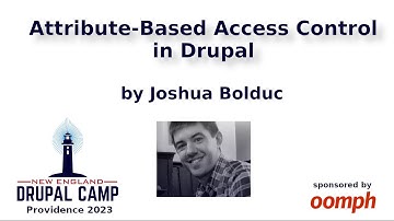 Attribute-Based Access Control in Drupal