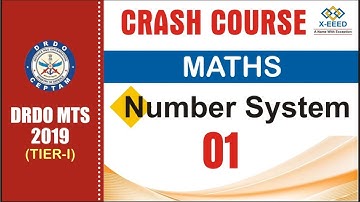 DRDO MTS - Crash Course - Maths Class - 1 (Number System Part-1) By Vivek Pandey Sir