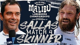 Kai Sallas vs Ben Skinner | Original Sprout Malibu Longboard Championships Match 4