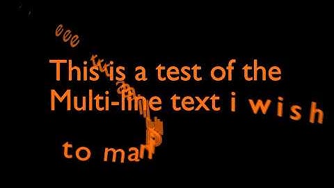 Animation Nodes - more text motion