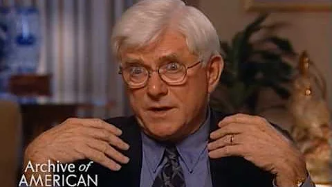 Phil Donahue on going into the audience on his show -EMMYTVLEGENDS.O...