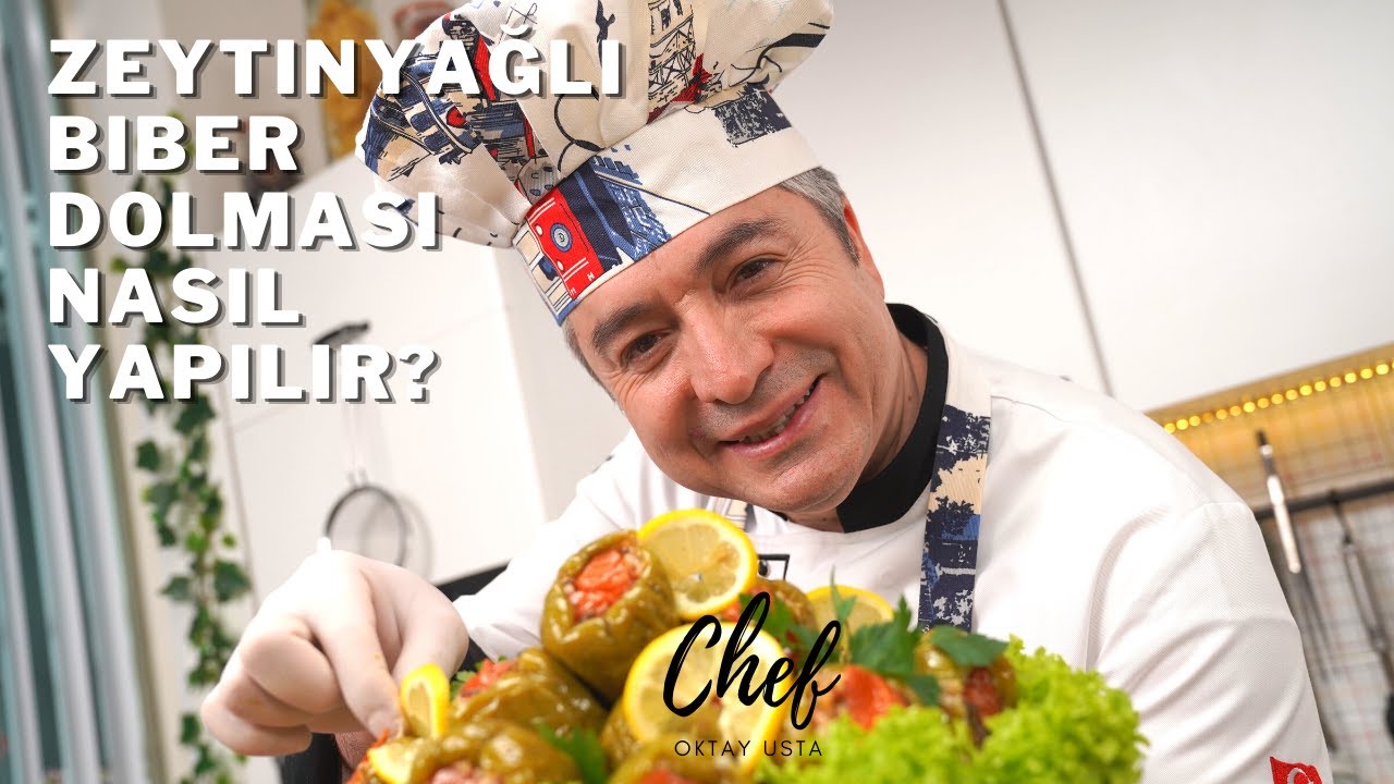 Zeytinyağlı Biber Dolması | Chef Oktay Usta - YouTube