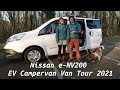 FULLY ELECTRIC CAMPERVAN 🚐🔌 ⚡ - Nissan e-NV200 DIY conversion van tour 2021