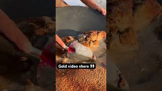 💰 Hidden Treasure Revealed – Real Gold Discovery! ✨ #goldmining #satisfying !