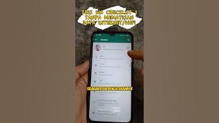 Triks WA Checklist 1 Tanpa Mematikan Data Internet #fyp #trikwa #shorts