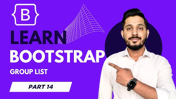 14 - List Groups in Bootstrap Tutorial in Urdu / Hindi | Yazdan Haider