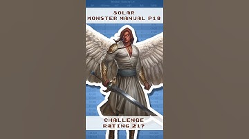 Exposed D&D 5e Solar Challenge Rating #Shorts