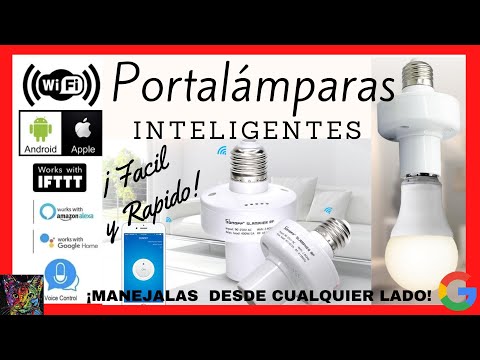 ▶︎? Portalámparas o Socket inteligente, Controla CUALQUIER LAMPARA O luz por WiFi - SonOff ?..