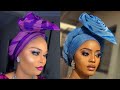 BEGINNER/HOW TO TIE SIMPLE TRENDING GELE (ROSE)STYLE💃🙌