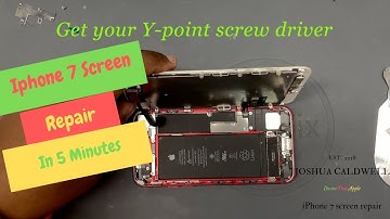 iPhone 7 screen replacement in 5 minutes