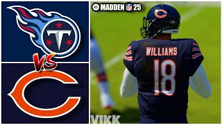 titans vs bears week 1 simulation (madden 25 rosters)