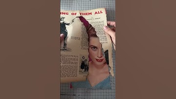 Mixed media art process by Maya Land