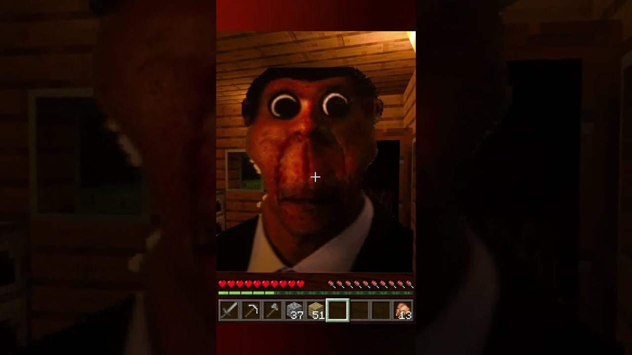 A Minecraft Horror Story 😨👻 #shorts #minecraft #memes