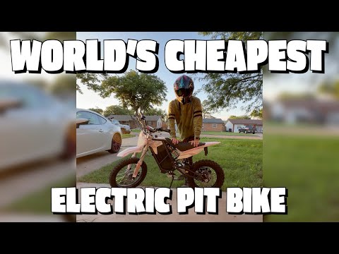 WORLD’S CHEAPEST Electric Pit Bike | EBOX 2.0 First Ride & Review