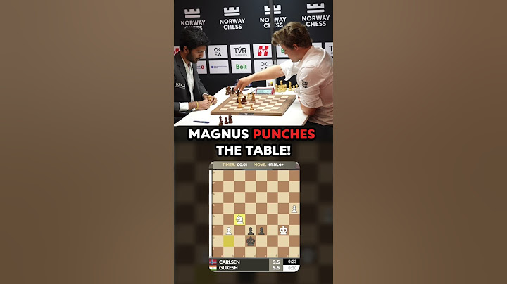 Magnus SLAMS the table 🤯