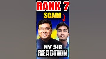 Nv Sir On NEET Topper AIR 7 🤡 !! SCAM #neet #neetmotivation #scam #nvsir