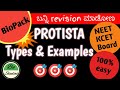 Quick Revision- PROTISTA - Types and Examples- Class 11