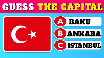 Guess the Capital City Quiz 🏙️ | Test Your Knowledge | Geography Quiz Game