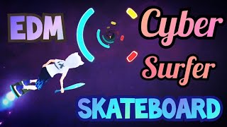 Cyber Surfer : EDM & Skateboard || #edm #cybersurfer #skateboarding #games #offlinegames || #gaming screenshot 4