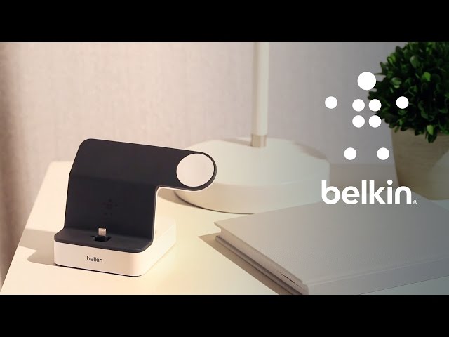 Best Buy: Belkin PowerHouse Charging Dock for iPhone and Apple Watch Black  F8J237TTBLK
